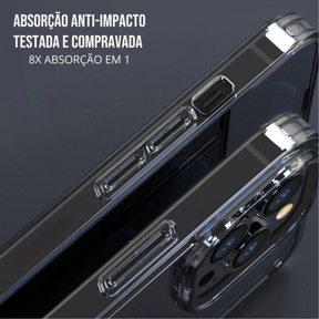 Capa iPhone De Vidro Temperado Transparente - HD Glass