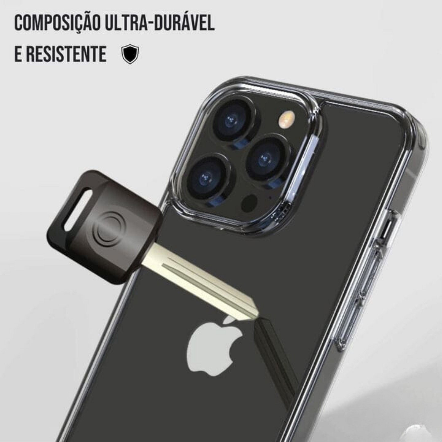Capa iPhone De Vidro Temperado Transparente - HD Glass