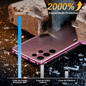 Case Samsung de Dupla Proteção 360º com MagSafe