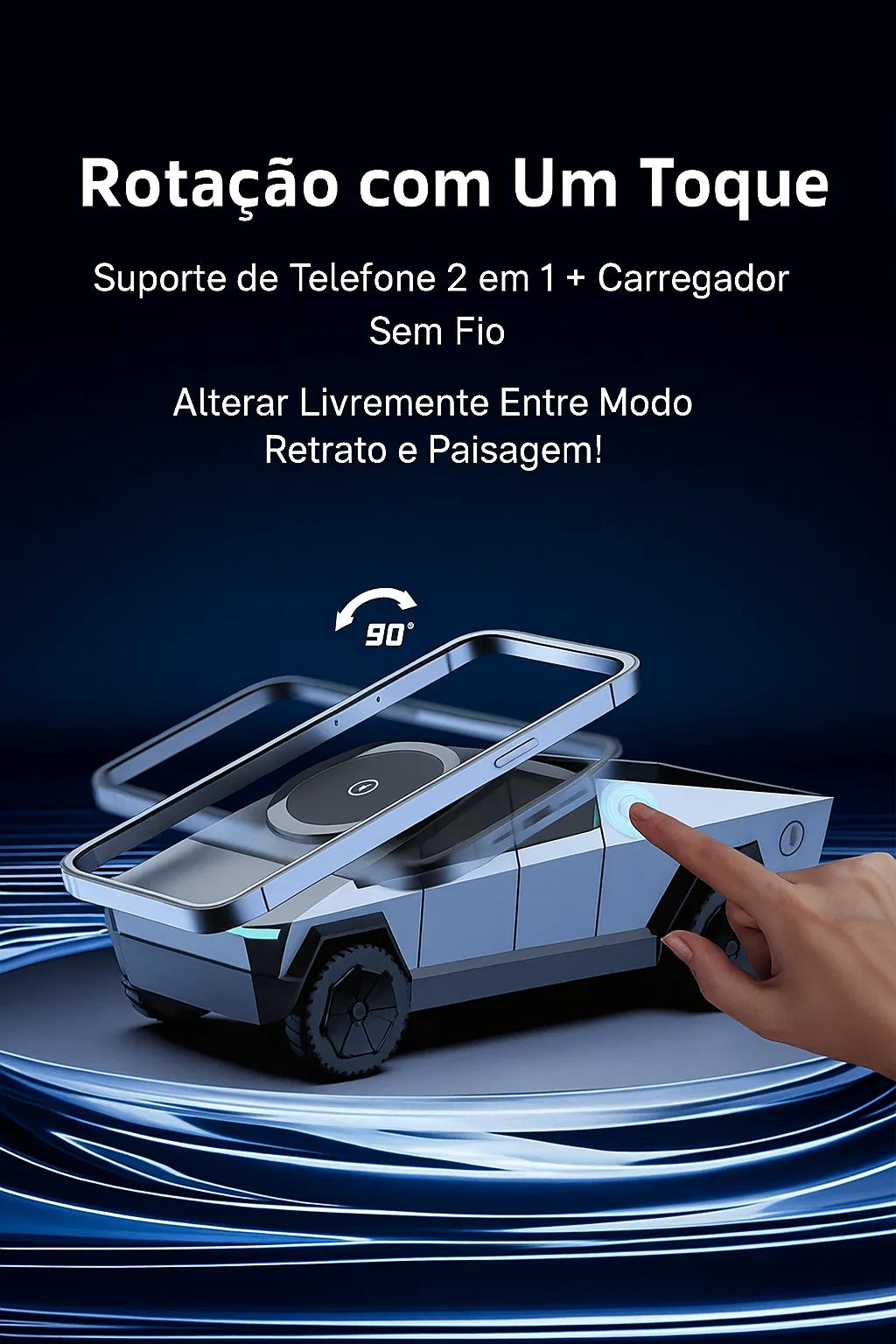 Estação De Carregamento 3 Em 1 Cybertruck